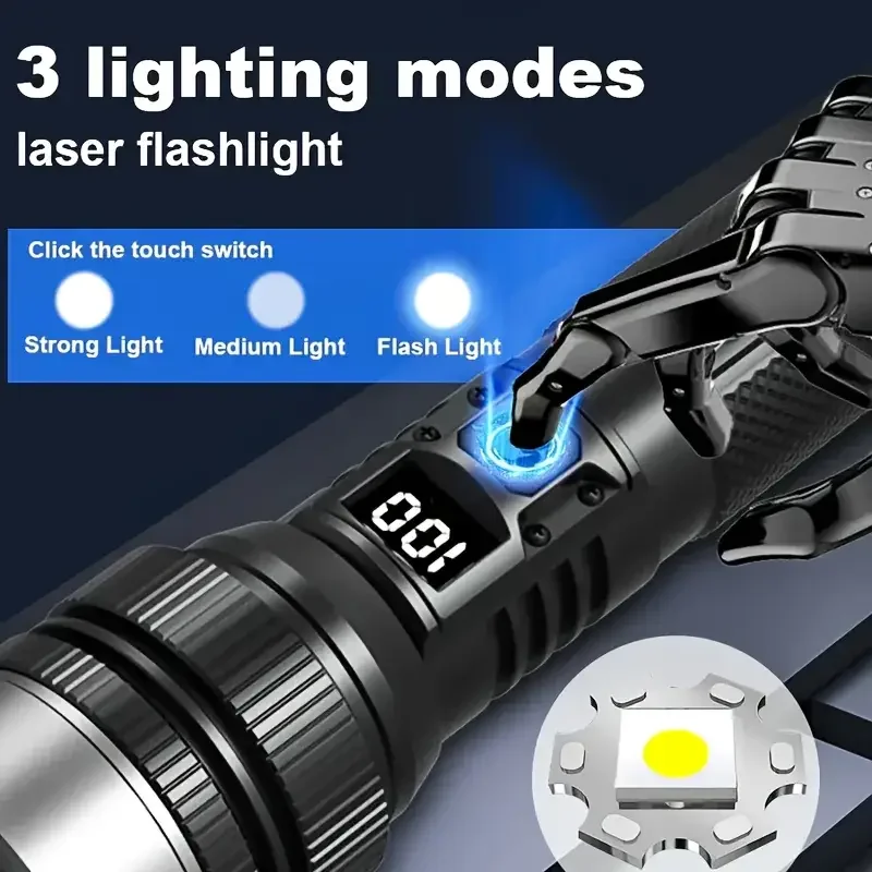 900000LM Powerful LED Flashlig - Outdoor Adventure Inc 评论和价格