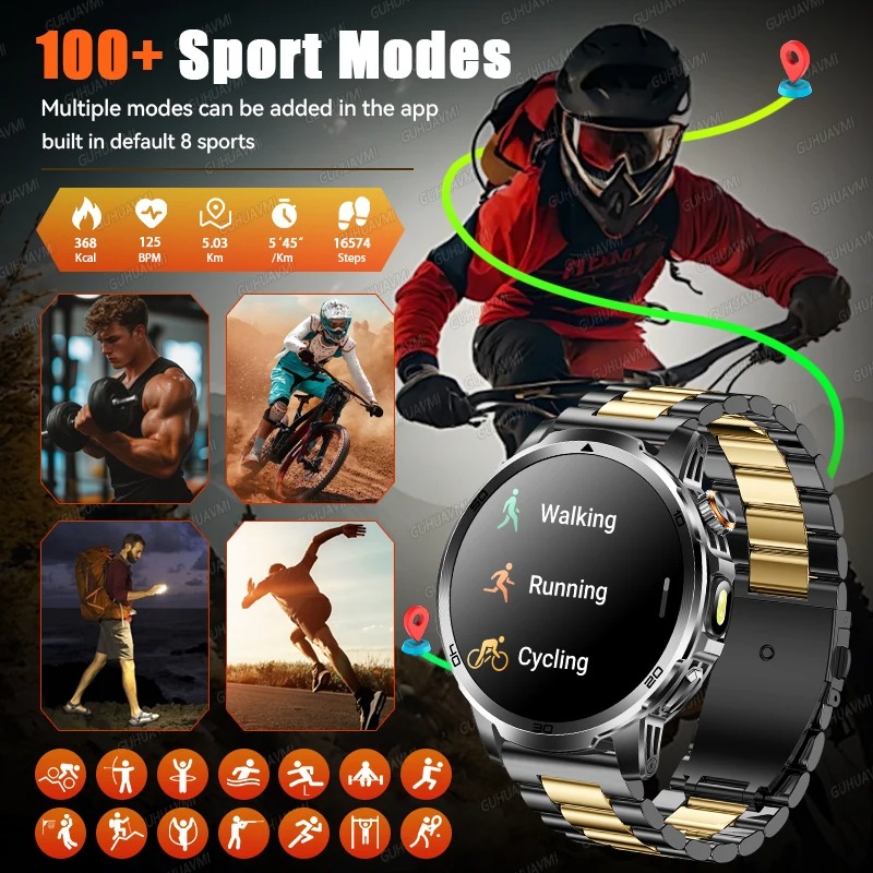 New Military Adventure Smartwa - Outdoor Adventure Watches 评论和价格