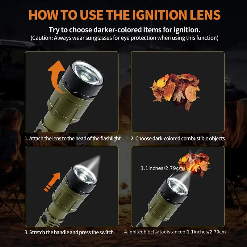 Powerful Flashlight Concentrat - Outdoor Adventure Inc 评论和价格