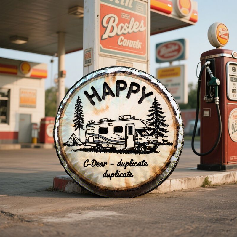 HAPPY RV Camping Theme Polyest - Outdoor Adventure Inc 评论和价格