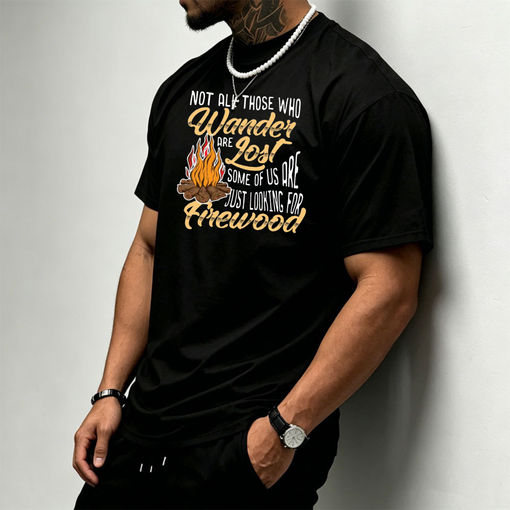 amping Campfire Graphic Men's  - Outdoor Adventure Quotes 评论和价格
