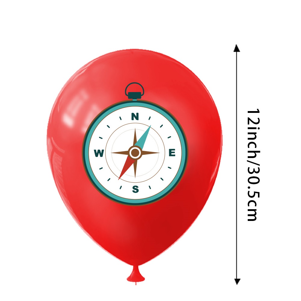 9pcs Happy Camping Balloon, Ou - Outdoor Adventure Birthday Party 评论和价格