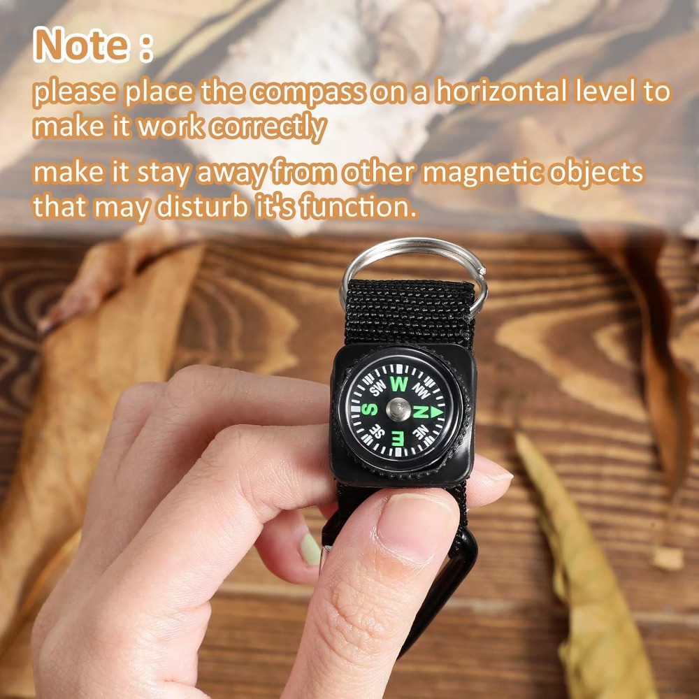 6 Pcs Compass for Bulk Belt Cl - Outdoor Adventure Birthday Party 评论和价格