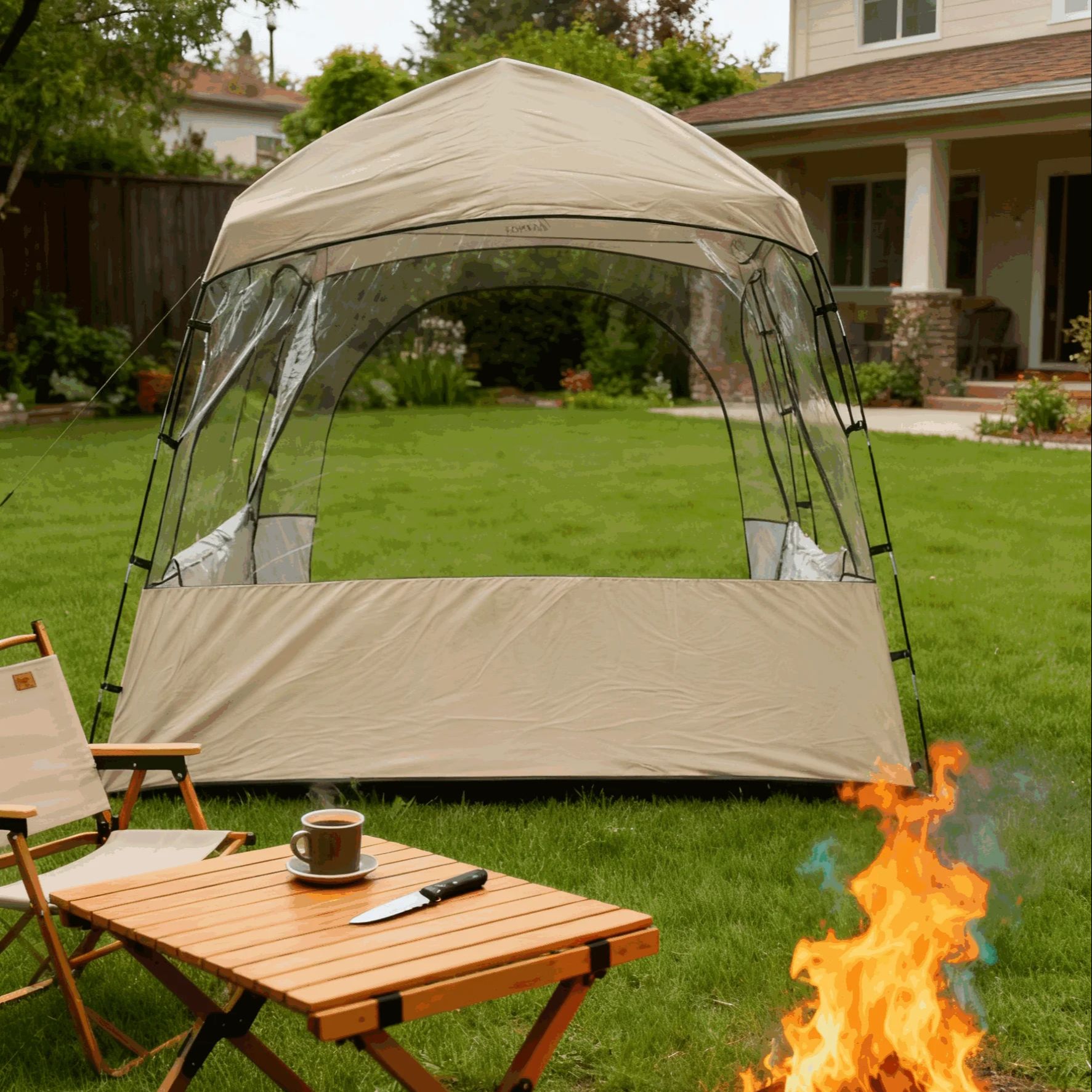 Gardens, Patios, Outdoor Adven - Outdoor Adventure Dome Shelter 评论和价格