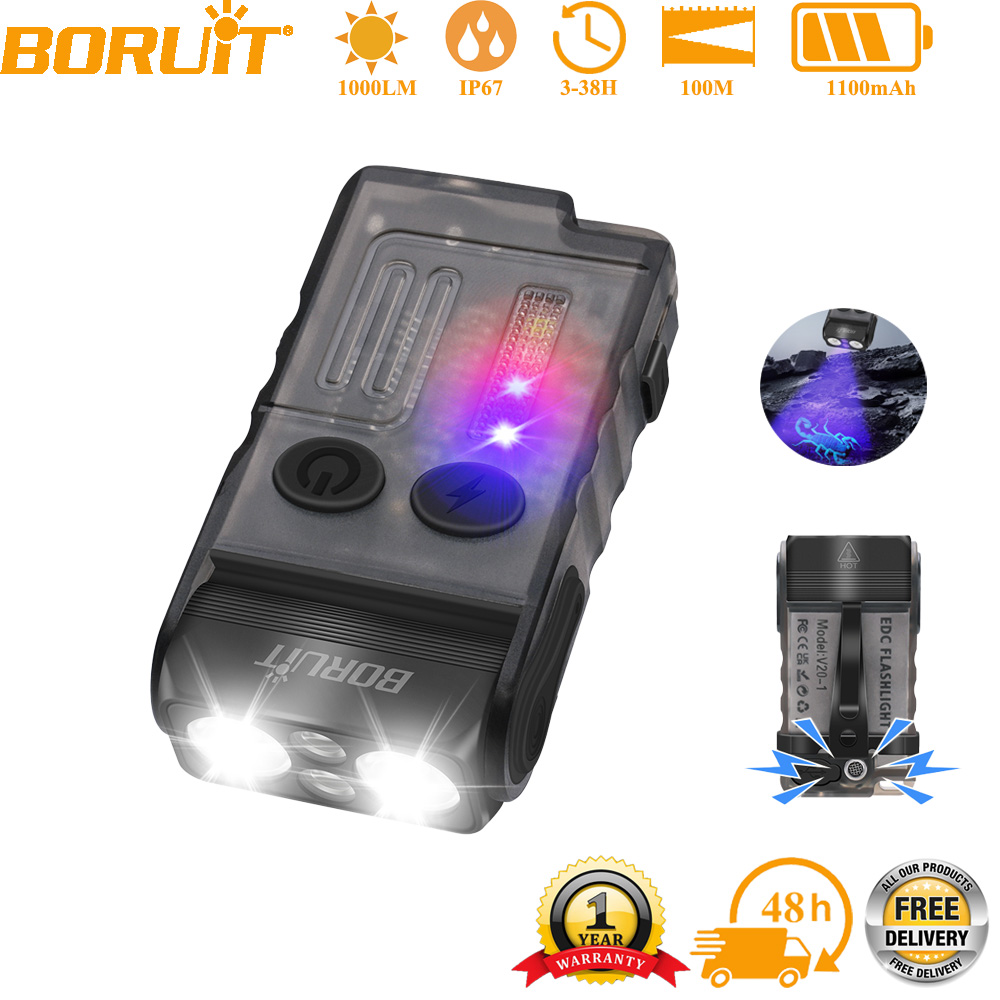 BORUiT V20 EDC Keychain Flashl - Outdoor Adventure Inc 评论和价格