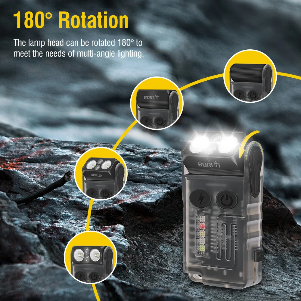 BORUiT V20 EDC Keychain Flashl - Outdoor Adventure Inc 评论和价格