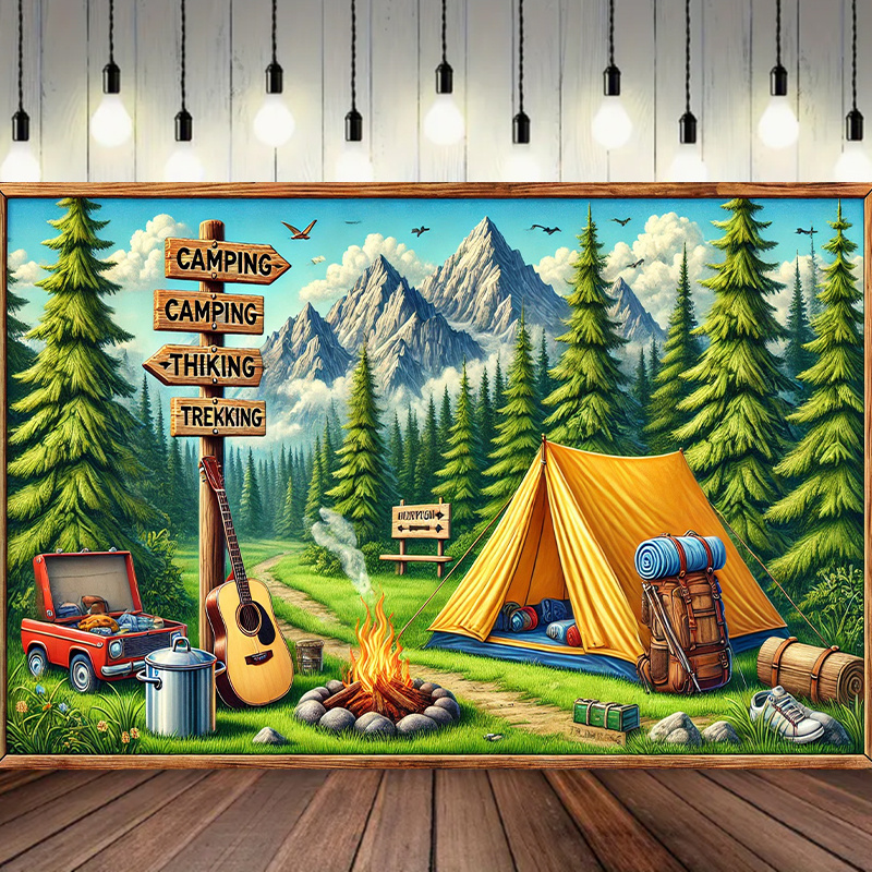 1 camping and outdoor adventur - Outdoor Adventure Birthday Party 评论和价格