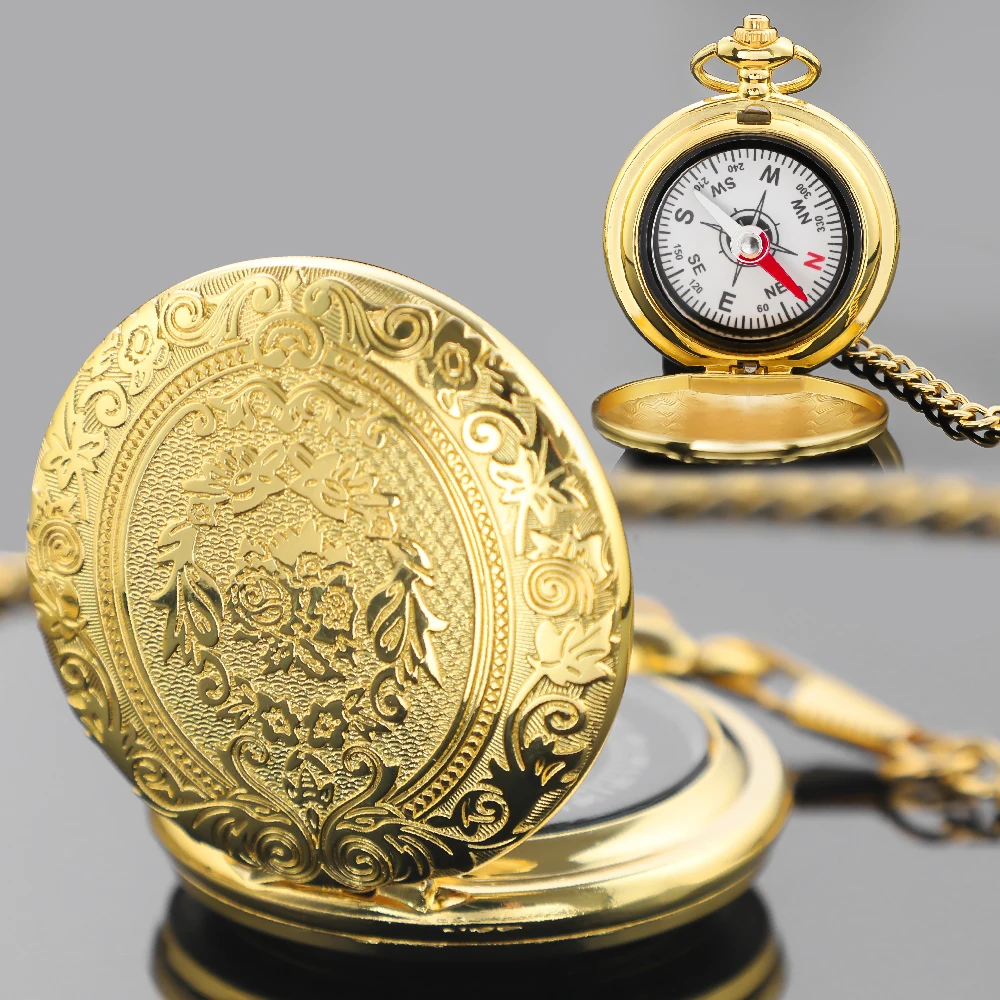 Retro Golden Design Compass Po - Outdoor Adventure Watches 评论和价格