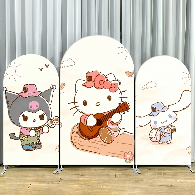 2D Flat Arch Backdrop Cover Si - Outdoor Adventure Birthday Party 评论和价格