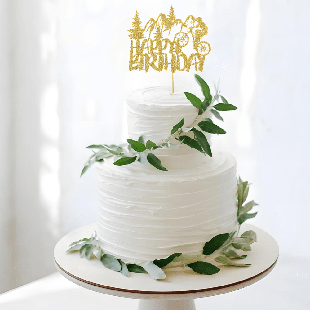 1pc Golden Glittering Retireme - Outdoor Adventure Birthday Party 评论和价格